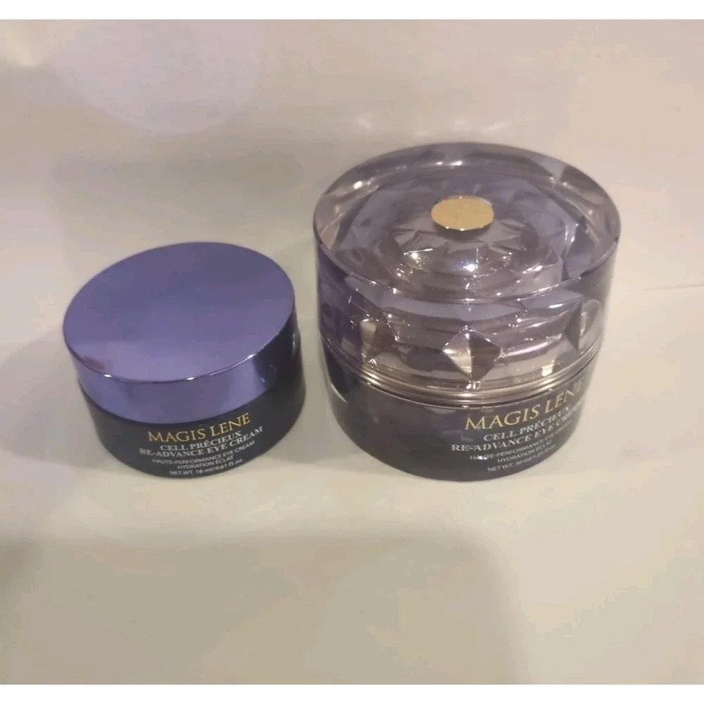 Magis Lene Cell Precieux Re-Advance Eye Cream 2 Pc Set 1.01oz + .61oz New no box